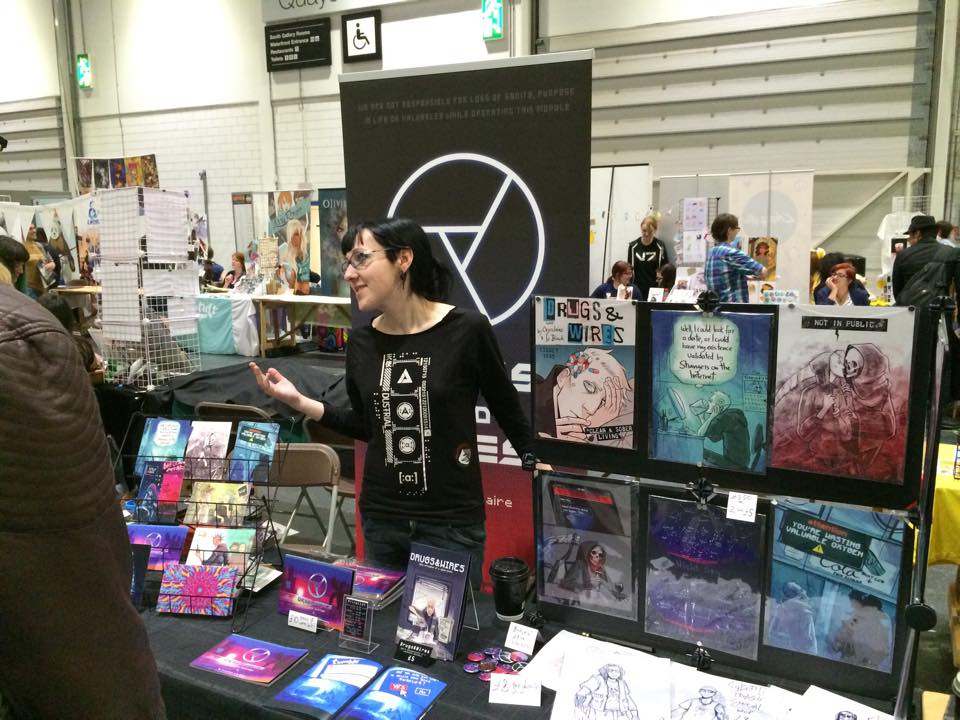 The D&W booth at MCM Comic Con London.