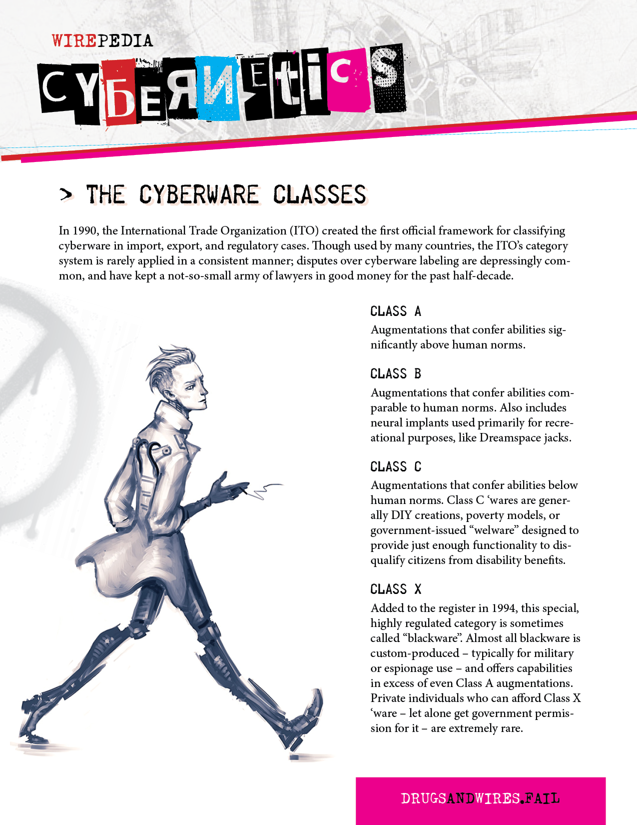 Wirepedia: Cyberware Classes